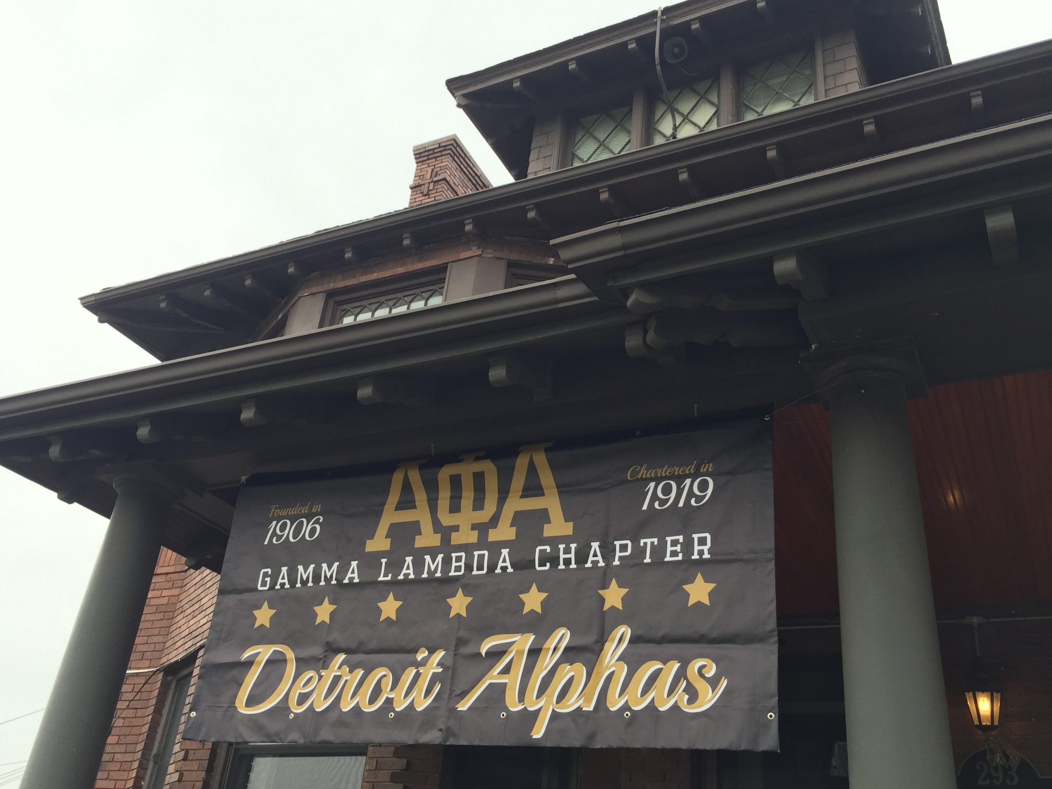 The Historic Alpha House Detroit Alphas